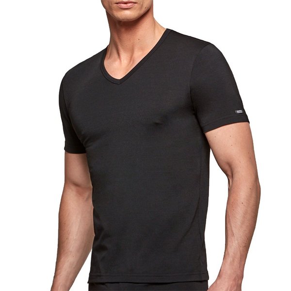 IMPETUS T-shirt Thermique Col V Thermo Noir 1025150