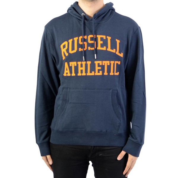 RUSSEL ATHLETIC Sweat  Capuche Russell Athletic Iconic Tackle Twill Hoody Navy 1053901