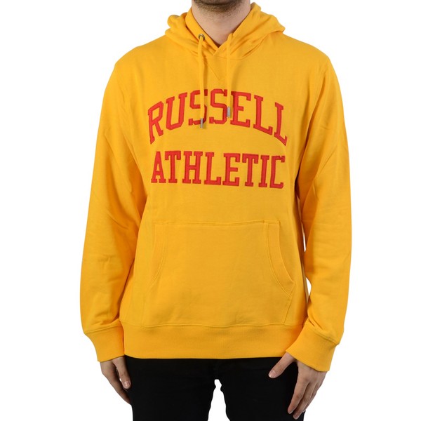 RUSSEL ATHLETIC Sweat  Capuche Russell Athletic Iconic Tackle Twill Hoody Gold Fusion 1053901