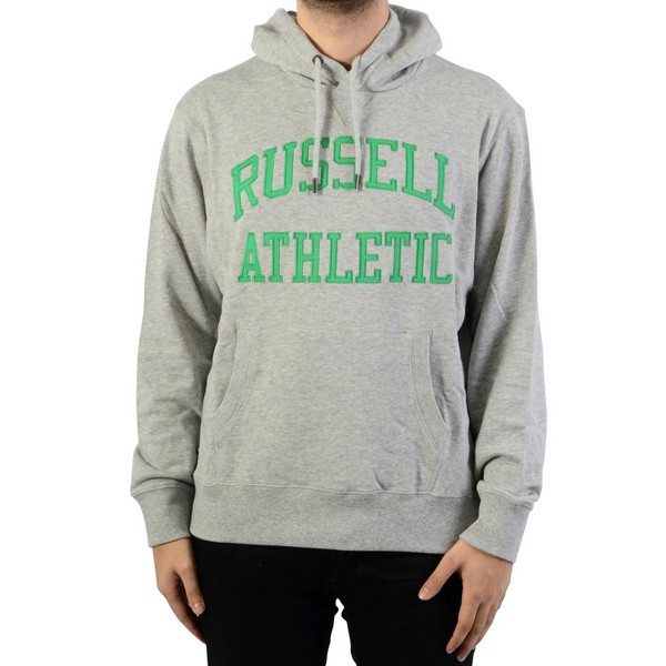 RUSSEL ATHLETIC Sweat  Capuche Russell Athletic Iconic Tackle Twill Hoody New Grey Marl 1053901