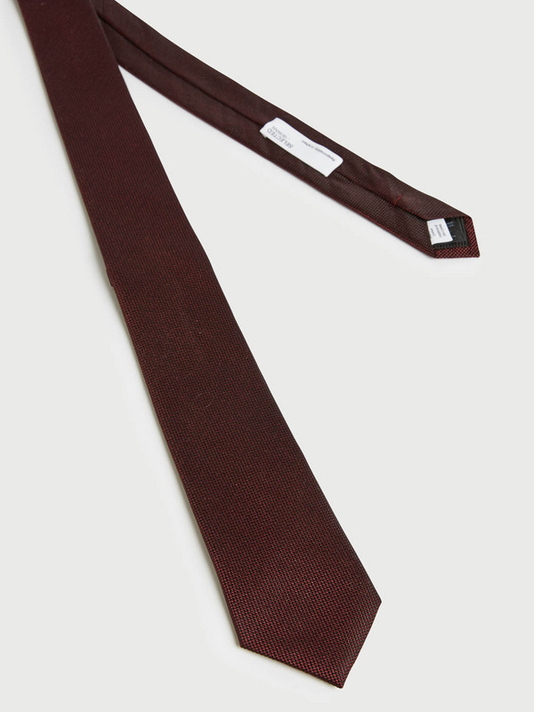 SELECTED Cravate Selected Rouge bordeaux Photo principale