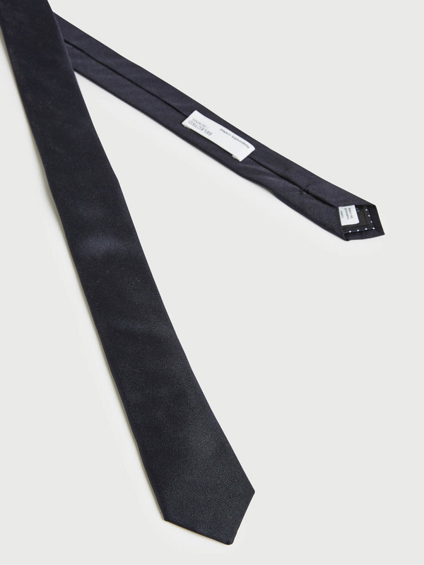 SELECTED Cravate Selected Bleu noir 1011069