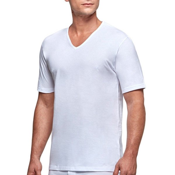 IMPETUS T-shirt Underwear Col V En Coton Essentials Blanc 1021376