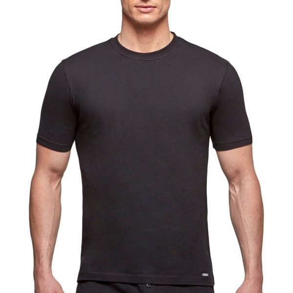 IMPETUS T-shirt Pur Coton Col Rond Essentials Noir 1021422
