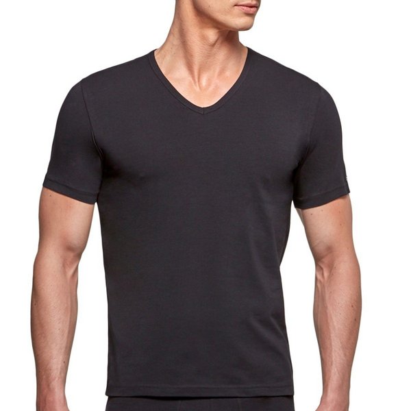 IMPETUS T-shirt Homewear Coton Stretch Essentials Noir 1021440