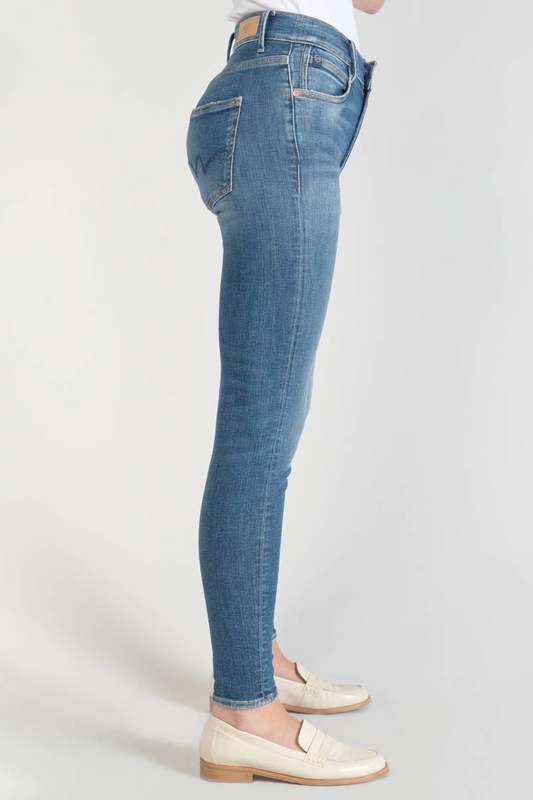 LE TEMPS DES CERISES Jeans Skinny Taille Haute Power, 7/8me BLEU Photo principale