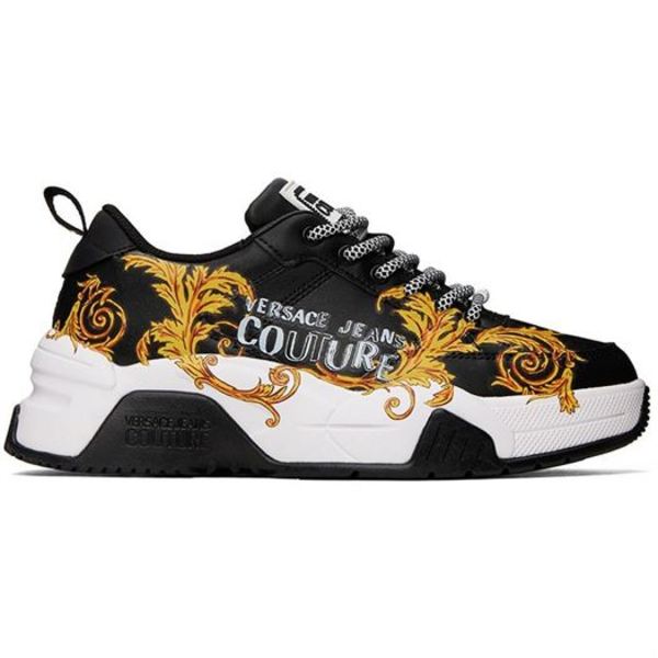 VERSACE JEANS COUTURE Baskets Mode   Versace Jeans Couture 74ya3sf1 Gold 1036813