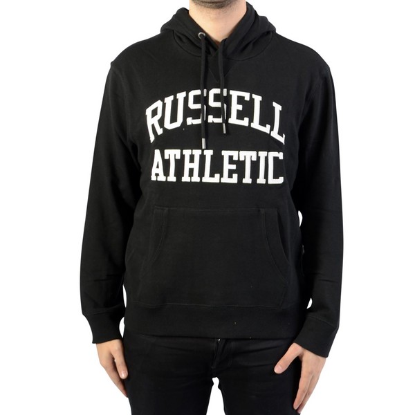 RUSSEL ATHLETIC Sweat  Capuche Russell Athletic Iconic Tackle Twill Hoody Noir Photo principale