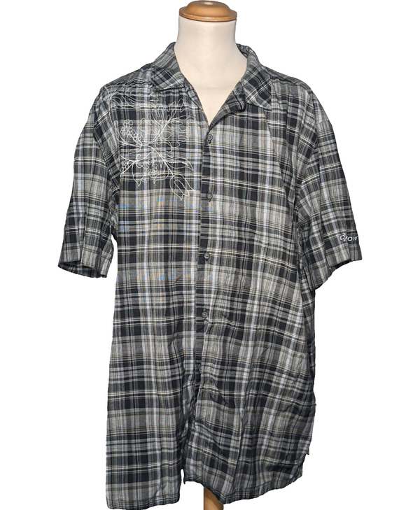 OXBOW SECONDE MAIN Chemise Manches Courtes Gris 1065579