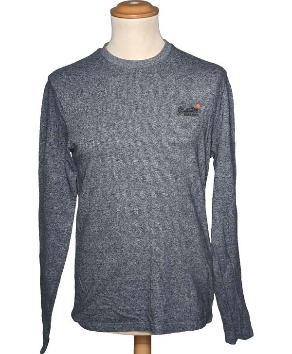 SUPERDRY SECONDE MAIN Pull Homme Gris 1073443