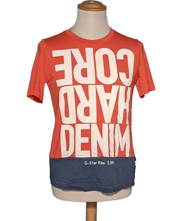 G-STAR SECONDE MAIN T-shirt Manches Courtes Orange 1079006