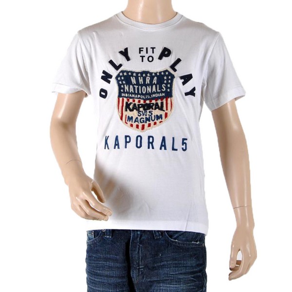 KAPORAL T-shirt Enfant Kaporal 5 Palma Blanc