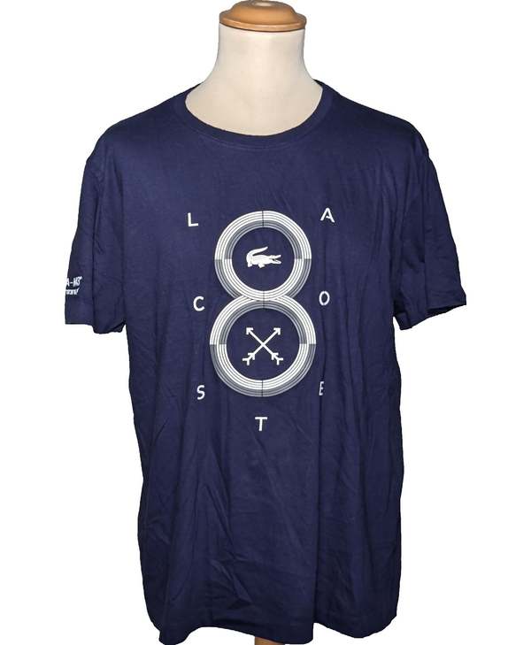 LACOSTE T-shirt Manches Courtes Bleu Photo principale