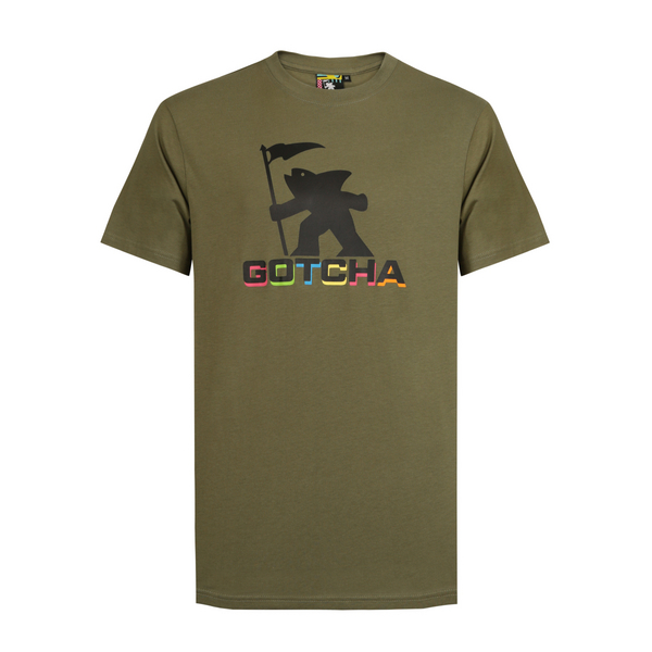 GOTCHA T-shirt Gotcha Fishman Tee M Kaki