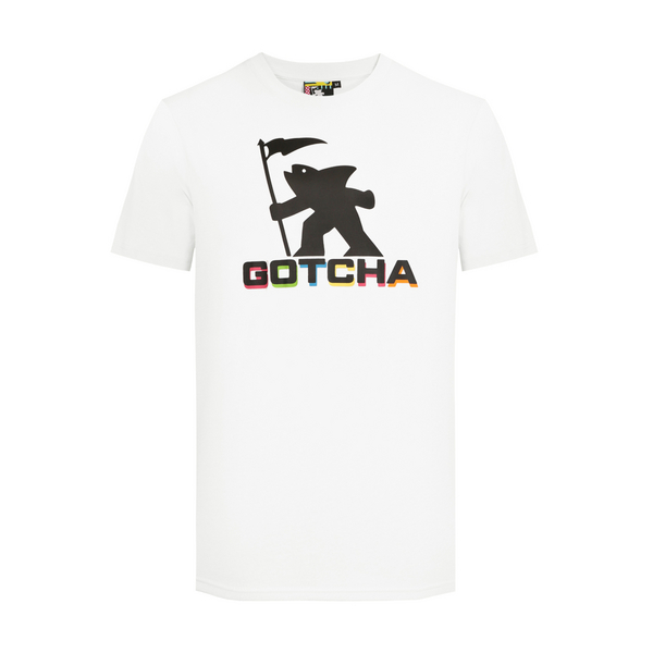 GOTCHA T-shirt Gotcha Fishman Tee M Blanc