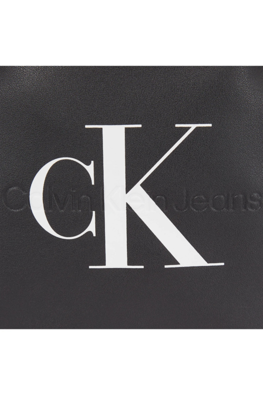 CALVIN KLEIN Sacoche Cuir Pu Gros Logo Print  -  Calvin Klein - Homme BEH Black Photo principale